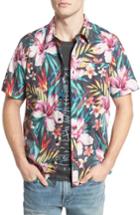 Men's Hurley Garden Woven Shirt - Black