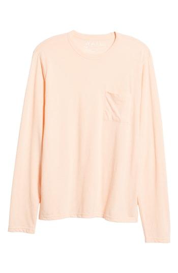 Men's The Rail Long Sleeve Pocket T-shirt, Size - Pink
