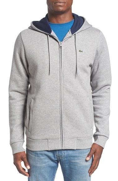 Men's Lacoste Fleece Zip Hoodie