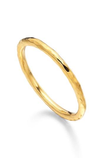 Women's Monica Vinader Siren Hammered Stacking Ring