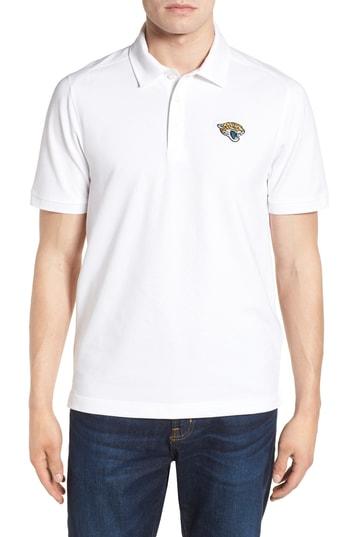Men's Cutter & Buck Jacksonville Jaguars - Advantage Fit Drytec Polo
