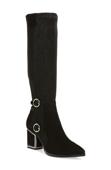 Women's Aquadiva Ivey Waterproof Knee High Boot .5 M - Black