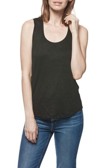 Women's Paige Jessa Crochet Linen Tank - Black