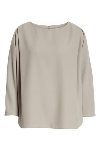 Women's Emporio Armani Dolman Sleeve Top Us / 40 It - Grey