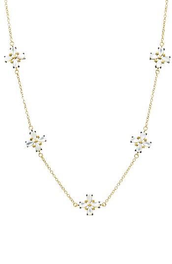 Women's Freida Rothman Fleur Bloom Station Necklace