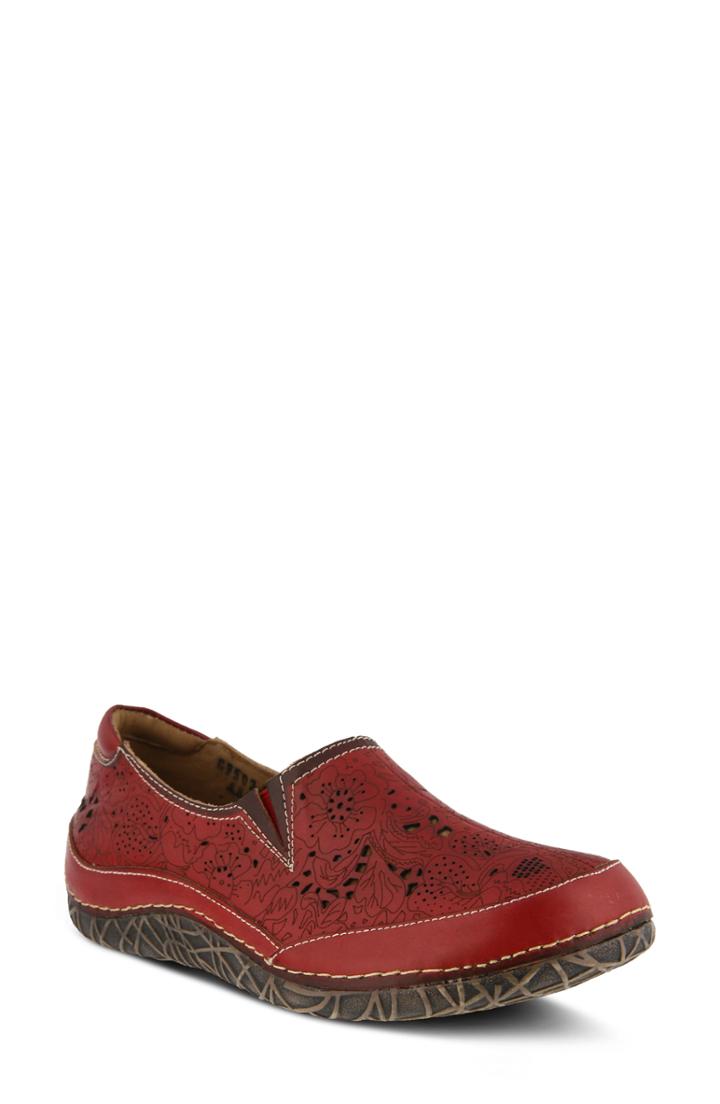 Women's L'artiste Libora Slip-on Flat .5-7us / 37eu - Red