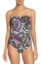 Women's Tommy Bahama Lively Leaves One-piece Swimsuit