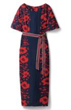 Women's Boden Kimono Sleeve Floral Print Dress - Blue