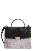 Brahmin Brera Simone Top Handle Leather Satchel - Black