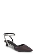 Women's Calvin Klein Gogo Ankle Strap Pump M - Grey