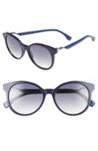 Women's Fendi 52mm Gradient Lens Sunglasses - Blue