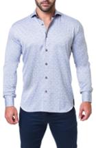 Men's Maceoo Einstein Architecture Trim Fit Sport Shirt (s) - Grey