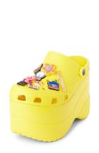 Women's Balenciaga X Crocs(tm) Foam Embellished Platform Clog Us / 35eu - Yellow