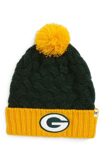 Women's '47 Matterhorn Green Bay Packers Pom Beanie -