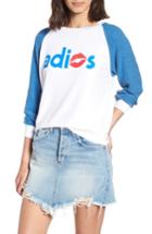 Women's Wildfox Adios Junior Sweatshirt, Size - White