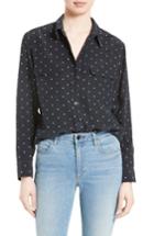 Women's Equipment Signature Star Print Silk Shirt