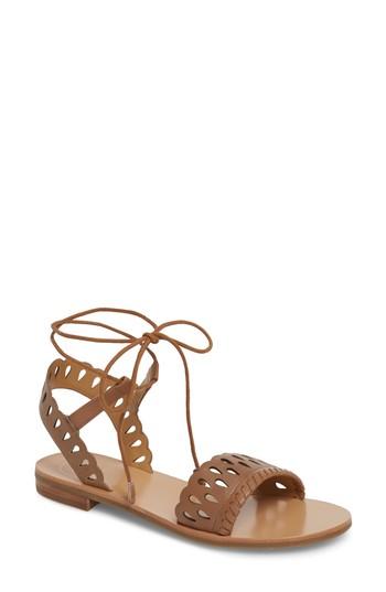 Women's Jack Rogers Ruby Perforated Sandal M - Brown
