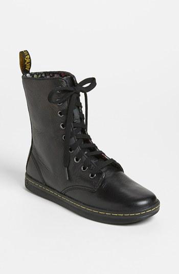 Dr. Martens 'stratford' Boot Womens Black Leather