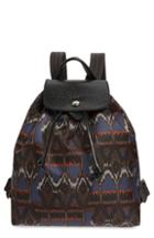 Longchamp Le Pliage Ikat Backpack - Blue