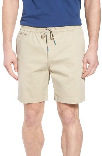 Men's Tori Richard Drawstring Bedford Corduroy Shorts - Beige