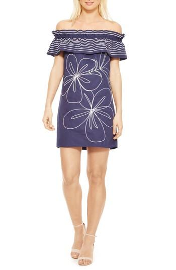 Women's Parker Jody Off The Shoulder Shift Dress - Blue
