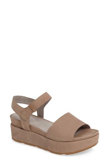 Women's Eileen Fisher Jasper Platform Sandal M - Brown