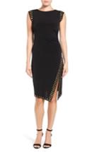 Women's Michael Michael Kors Studded Sheath Dress - Black