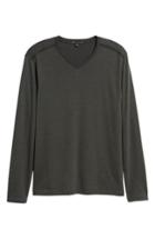 Men's Robert Barakett Flatrock Regular Fit V-neck T-shirt, Size - Grey