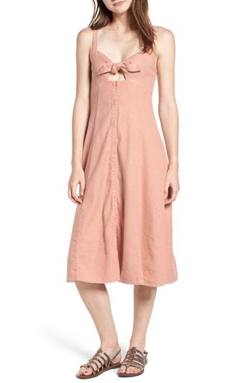 Women's Splendid Slub Tie Front Dress