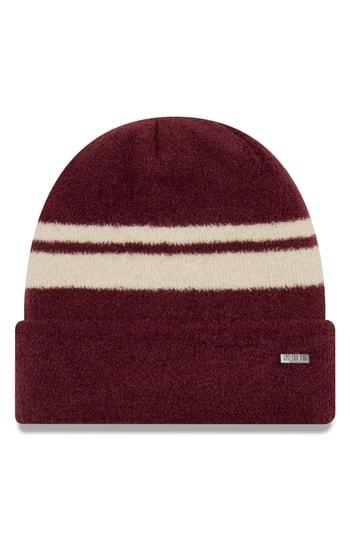 Men's New Era Cap Velvet Cuff Beanie - Red