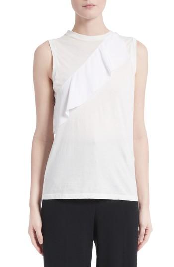 Women's Proenza Schouler Ruffle Tank Top - White