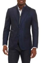 Men's Robert Graham Downhill Sport Coat With Removable Bib - Blue