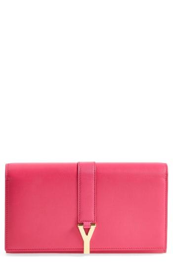 Women's Saint Laurent 'large Ligne Y' Leather Wallet -