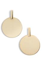 Women's Something Navy Disc Door Knocker Earrings (nordstrom Exclusive)