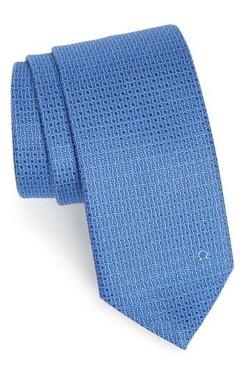 Men's Salvatore Ferragamo Esper Gancini Print Silk Tie