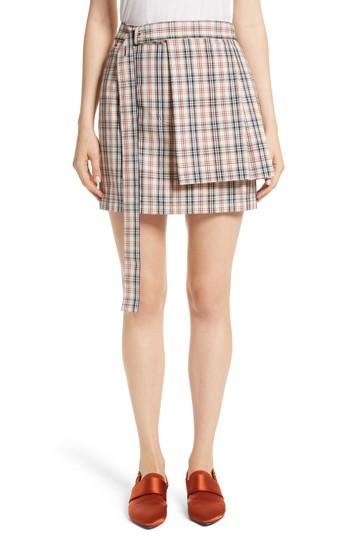 Women's Isa Arfen Bondage Kilt Mini Skort Us / 6 Uk - Beige