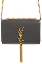Saint Laurent Kate Tassel Calfskin Leather Shoulder Bag -