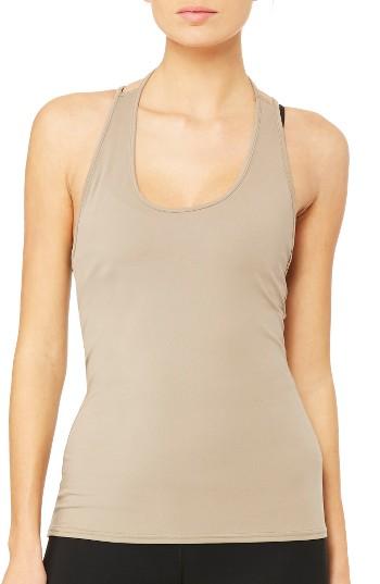 Women's Alo True Tank - Brown