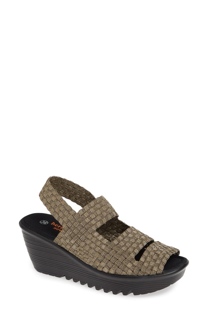 Women's Bernie Mev. Oasis Platform Wedge Sandal Us / 36eu - Brown