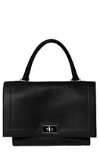 Givenchy 'small Shark Tooth' Leather Satchel - Black