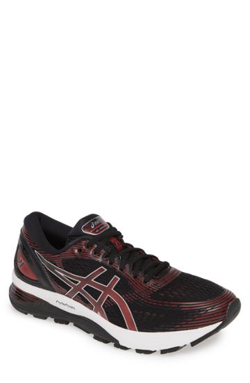Men's Asics Gel-nimbus 21 Running Shoe D - Red