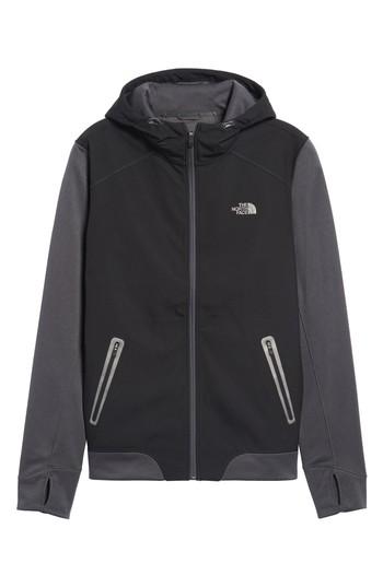 Men's The North Face Kilowatt Varsity Hooded Jacket, Size - Black