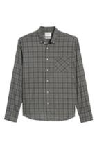 Men's Billy Reid Wallace Standard Fit Check Sport Shirt, Size - Grey