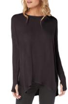 Women's Michael Stars Ribbed Tunic Top, Size - Brown