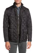 Men's Barbour International Windshield Quilted Jacket, Size - Black