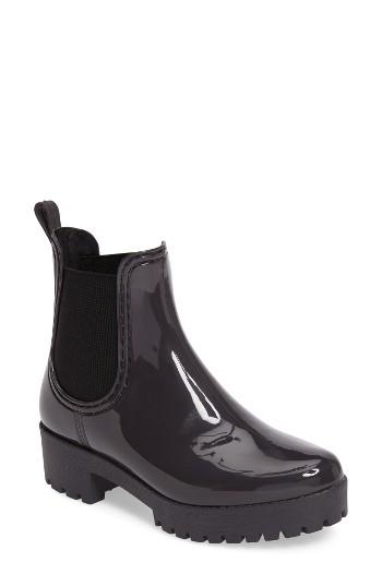 Women's Jeffrey Campbell Cloudy Chelsea Rain Boot M - Grey