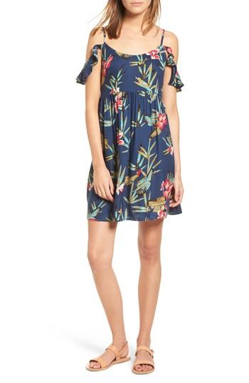 Women's Roxy Do It My Way Cold Shoulder Sundress - Blue