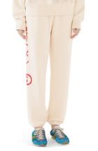 Women's Gucci Logo Sweatpants, Size - Ivory