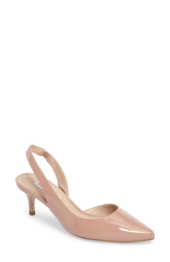 Women's Steve Madden Vera Half D'orsay Slingback Pump .5 M - Pink