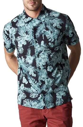 Men's 7 Diamonds Soulful Strut Woven Shirt - Black